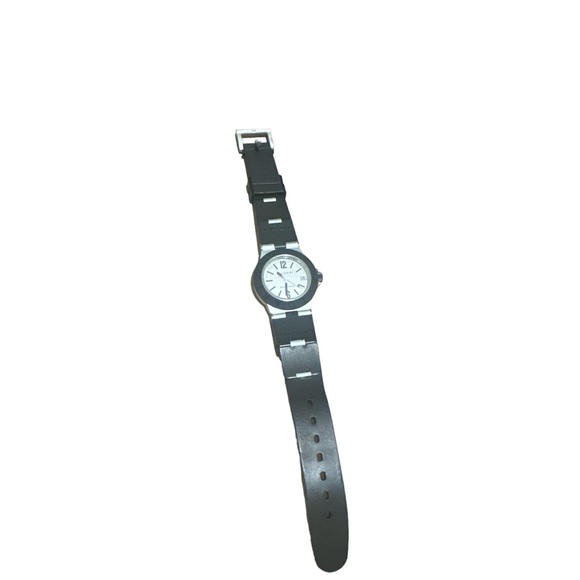 Bvlgari Aluminum Women’s Watch AL32TA Black & White Preowned - Picture 2 of 6